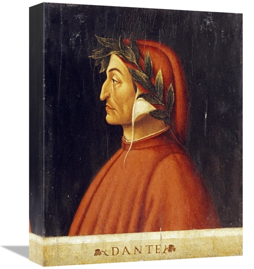 Global Gallery GCS-266387-16-142 16 in. Portrait of Dante Art Print - 