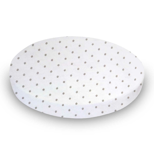 SheetWorld Fitted Oval Crib Sheet Fits Stokke Sleepi - 100% Cotton
