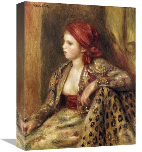 16 in. Odalisque Art Print - Pierre-Auguste Renoir