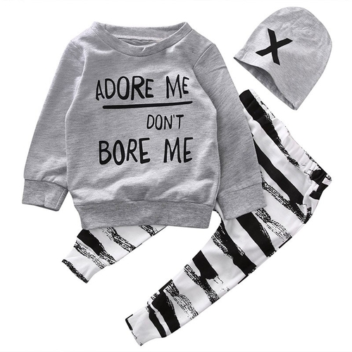 baby boys Girls clothes set Newbornt Baby Long