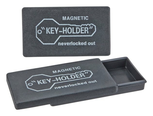Home Plus 3500020-1 Magnetic Key Box  Plastic  Black - pack of 12