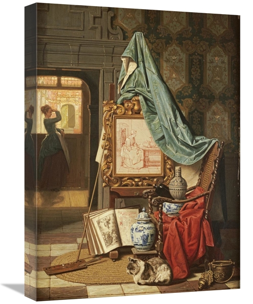 Global Gallery GCS-268033-22-142 22 in. An Artists Studio Art Print - 