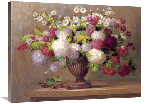 Global Gallery GCS-123922-2432-142 24 x 32 in. Angelinas Flowers I Art