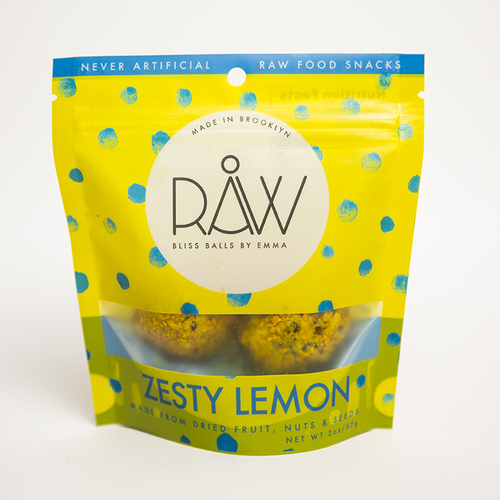 Zesty Lemon Bliss Balls - 4 pack