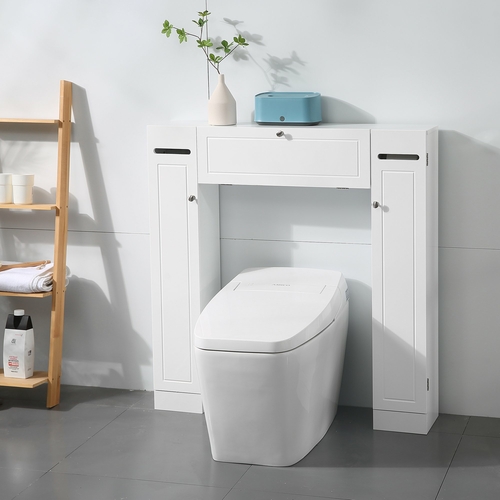 kleankin Over the Toilet Bathroom Storage Cabinet, Space Saver,