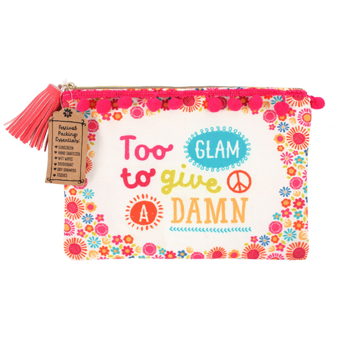 Too Glam to Give a Damn Makeup Pouch
