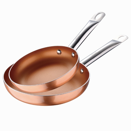 Set of pans San Ignacio Copper Aluminium Toughened aluminium (2 pcs)