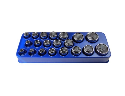 Bergen 20 Pc 1/2" Dr XI-ON Socket Set  8 - 32mm