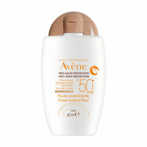 Sun Protection with Colour Avene Fluide MIneral Spf 50+ (40 ml)
