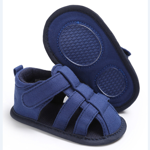 Baby Boy Canvas Crib Shoes First Toddler PreWalker