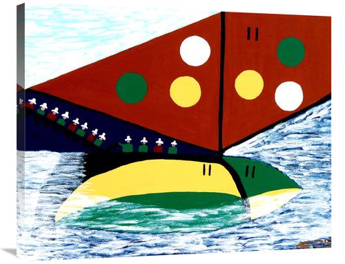 Global Gallery GCS-479180-2835-142 28 x 35 in. Bahamas Reggatta Art Pr