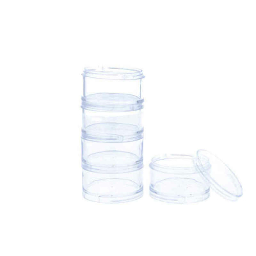 Mixing container Eurostil PLASTICO TUBO Transparent (5 uds)