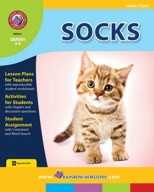 Rainbow Horizons JSLA31 Socks - Novel Study - Grade 3 to 4