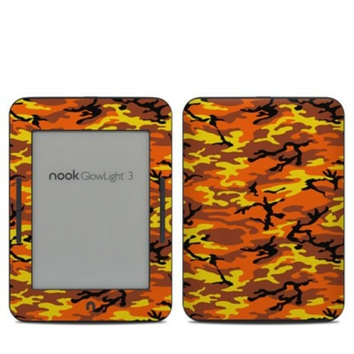 DecalGirl NGL3-OCAMO Barnes & Noble Nook Glowlight 3 Skin - Orange Cam