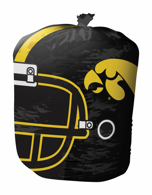 Stuff-A-Helmet 9395674 57 gal Iowa Hawkeyes Lawn & Leaf Twist Tie 