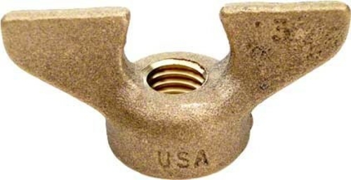 Harmsco HRM202 0.5 in. Wingnut Brass