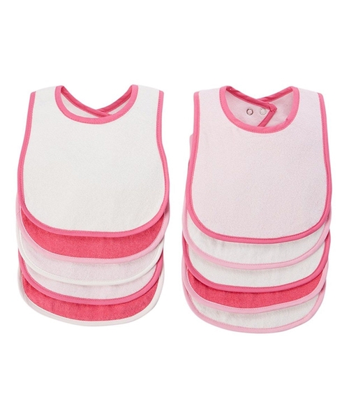 1 Hooded Towel 6 Washcloths Bundle Set, Baby Boy Girl - Blue