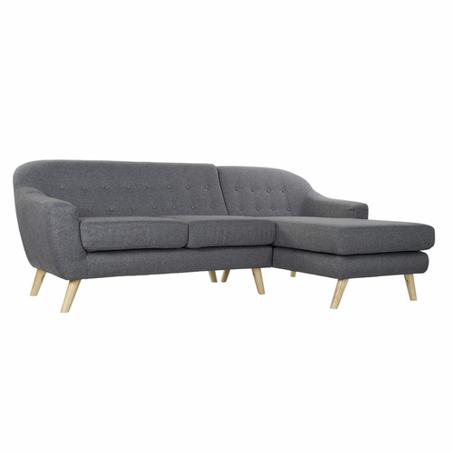 3-Seater Sofa DKD Home Decor 8424001799442 Grey Multicolour Natural