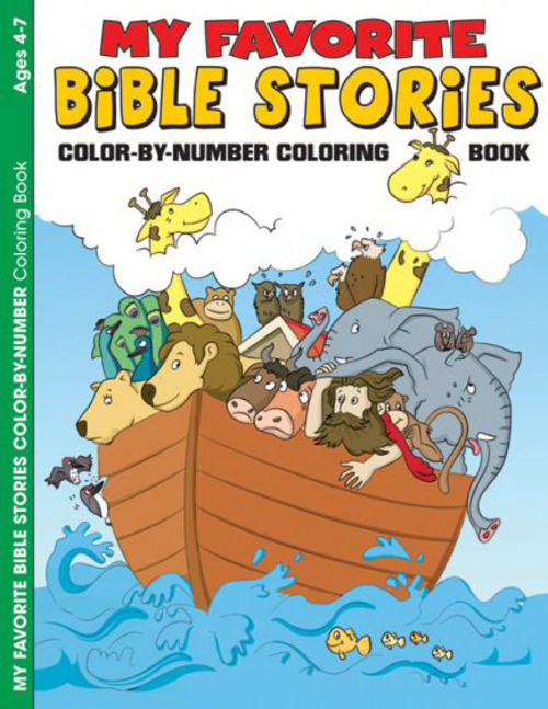 Warner Press 167902 My Favorite Bible Stories Color by Number Coloring