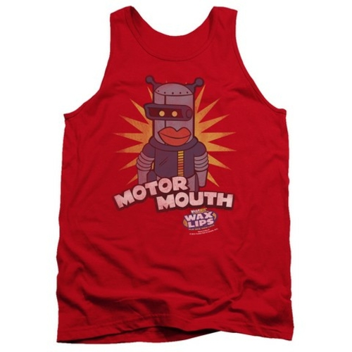 Trevco Dubble Bubble-Motor Mouth - Adult Tank Top - Red, Extra Lar