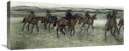 Global Gallery GCS-277336-30-142 30 in. Race Horses Art Print - Edgar 