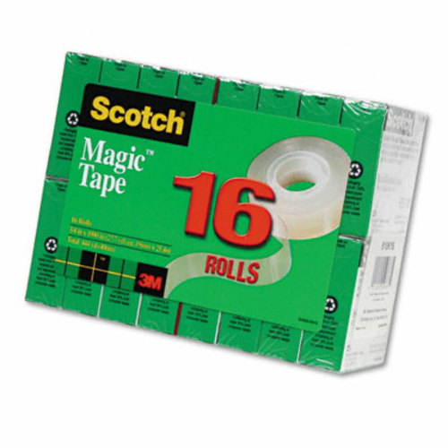 3M 810K16 Magic Office Tape Value Pack  3/4   x 28 Yards  1 in.Core  C