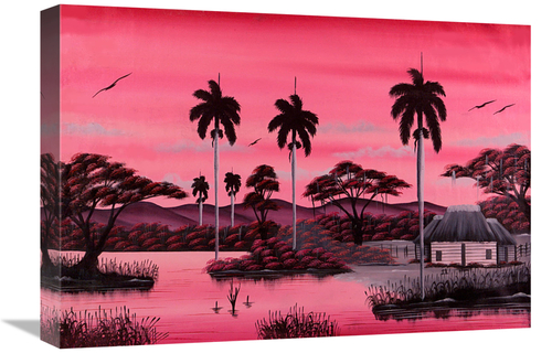 Global Gallery GCS-477314-22-142 22 in. Jumby Village 2 Art Print - Fe