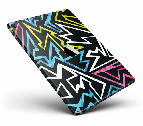Crazy Retro Squiggles V1 Full Body Skin for the iPad Pro (12.9" or