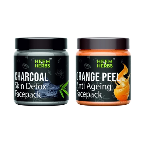 Charcoal - Orange Peel Facepack 100GM (Pack of 2)