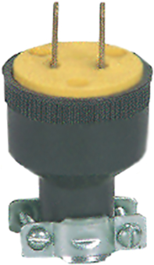 Cooper Wiring 1723-BOX 15A 120V Plug Thermo Rubber Cap with Cord Clamp