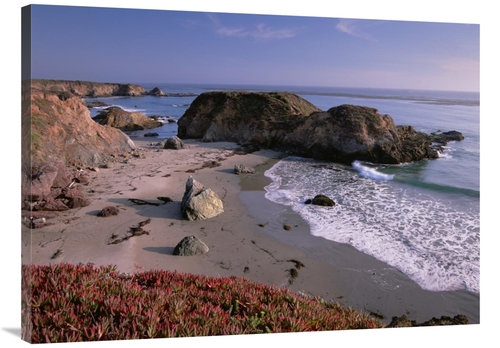 Global Gallery GCS-396994-3040-142 30 x 40 in. Beach Near San Simeon C