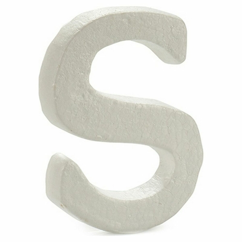 Letter S polystyrene