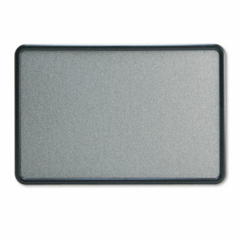 Quartet 7693G Contour Fabric Bulletin Board  36 x 24  Gray  Plastic Gr