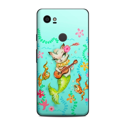 DecalGirl GP2XL-MERKITUKEL Google Pixel 2 XL Skin - Merkitten with Uke