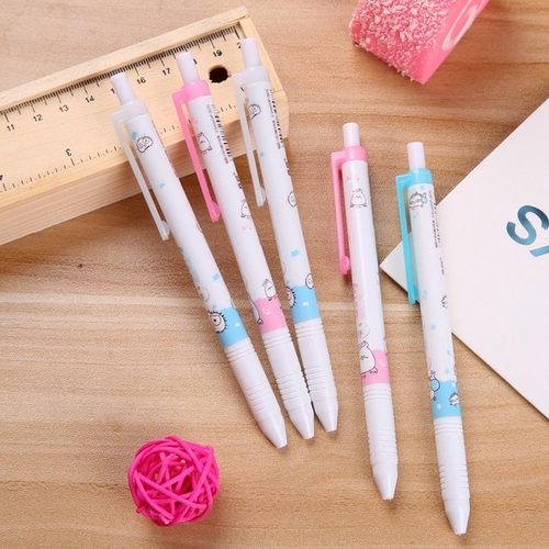 2 Pcs 0.5mm Cute Kawaii Ballpoint Pen Candy Colour