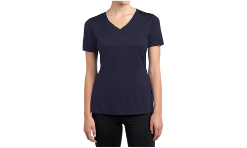 DDI 2330858 Women's Short Sleeve Cotton Stretch Fitted Tee - Navy