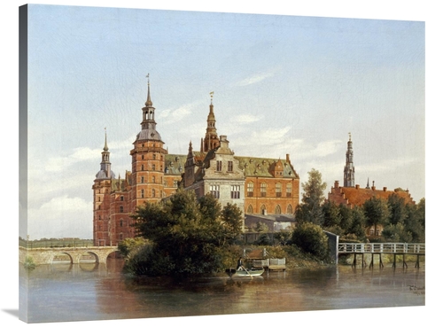 Global Gallery GCS-267166-40-142 40 in. Frederiksborg Castle, Denm