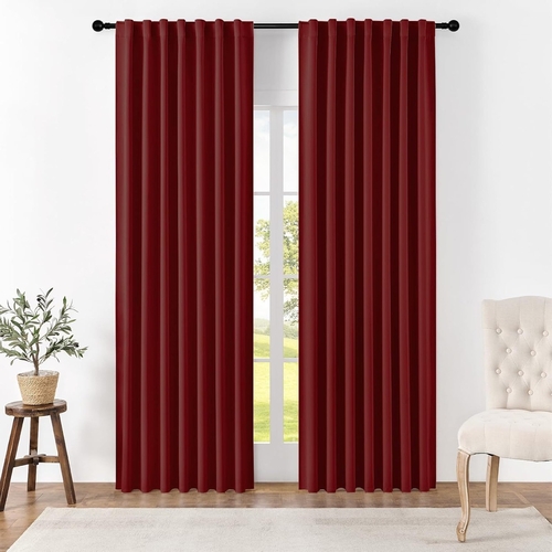 Curtains for Bedroom, Blackout Curtains 90 Inches Long,