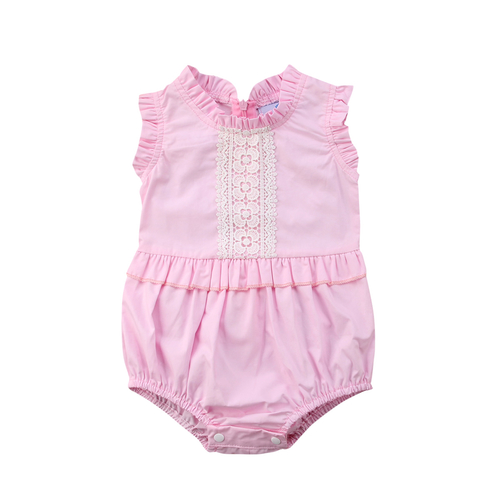 Adorable Newborn Baby Girls Lace Sleeveless