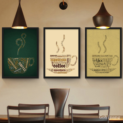 Modern French Coffee Quotes Posters Nordic Kitchen