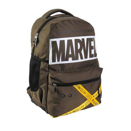 School Bag Marvel Dark green (30 x 13 x 44 cm)