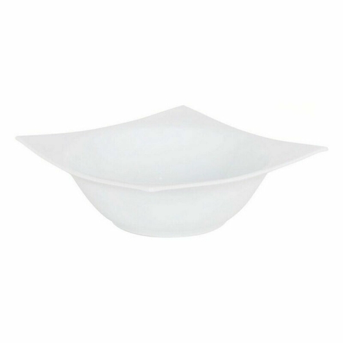 Salad Bowl Zen Porcelain White (19,5 x 19,5 x 5 cm)