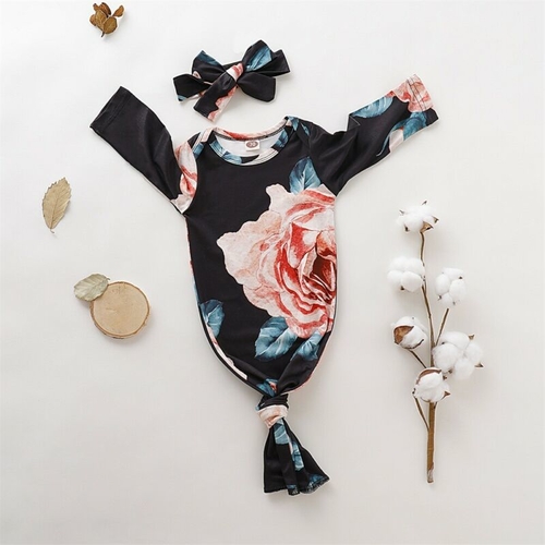 Emmababy Newborn Baby Girl Floral Sleeping Bag