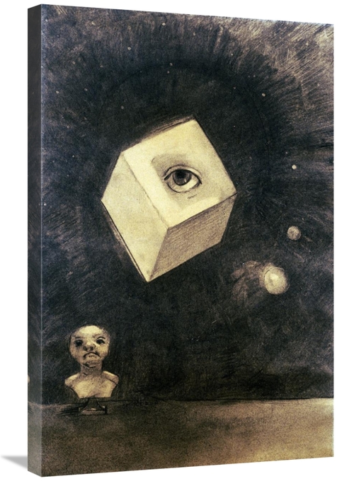 Global Gallery GCS-267089-30-142 30 in. Eye Art Print - Odilon Redon