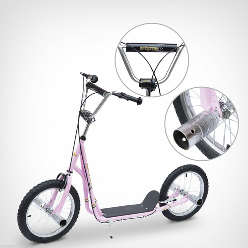 HOMCOM Adult Teen Push Scooter Children Stunt Scooter Bike Bicycle