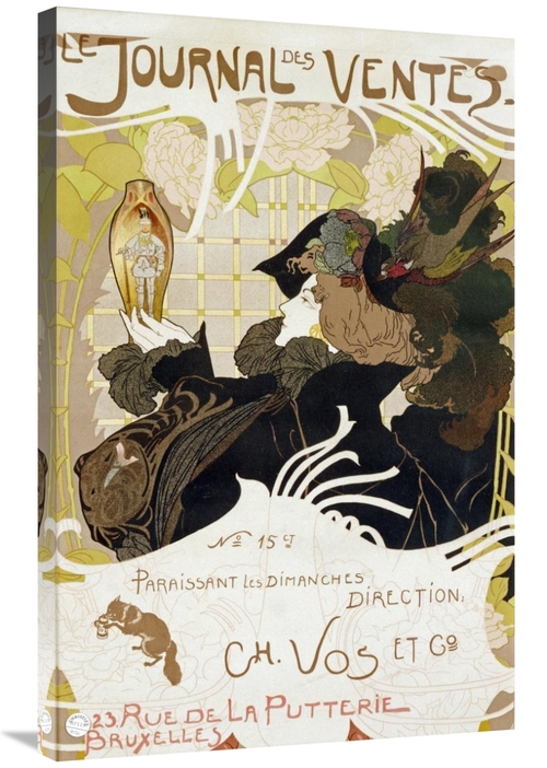 Global Gallery GCS-266165-36-142 36 in. Le Journal Des Ventes Art Prin