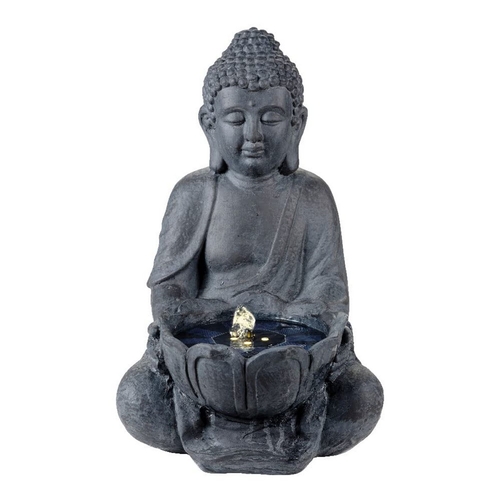 Garden fountain Lumineo Buddha Resin (29,5 x 28 x 45 cm)