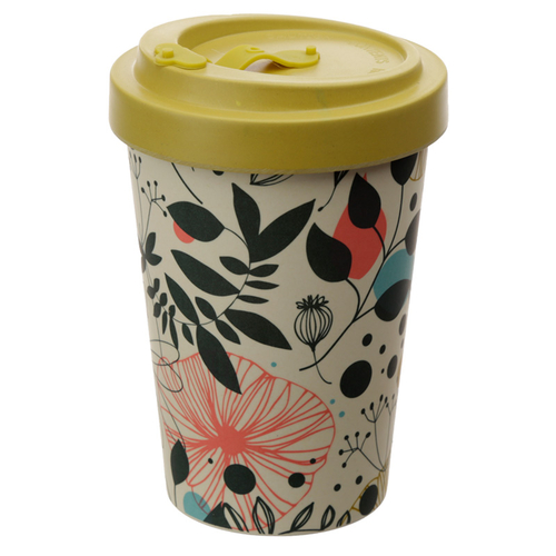 Bamboo Composite Wisewood Botanical Screw Top Travel Mug