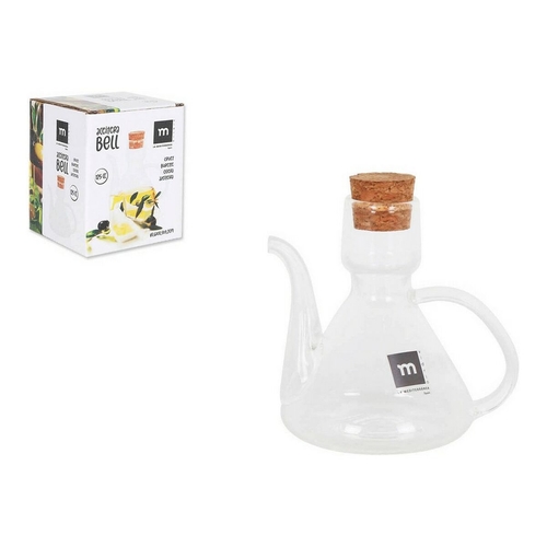 Cruet La Mediterránea Bell Borosilicate Glass With lid Silicone (125
