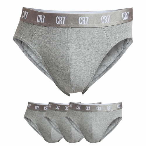 Grey CR7 Cristiano Ronaldo 8100-6610-700_TRIPACK_GREY